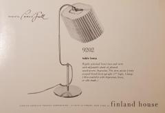 Paavo Tynell Rare Paavo Tynell S Table Lamp 9202 in Full Brass Rattan Shade Taito 1940s - 4231062