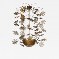 Paavo Tynell Rare Snowflake Ceiling Fixture by Paavo Tynell for Taito Oy - 4448064
