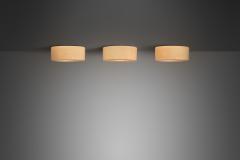 Paavo Tynell Set of 3 Paavo Tynell Model 2033 Ceiling Lamps for Taito Finland 1950s - 3605682