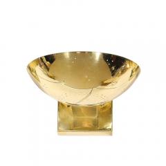 Paavo Tynell Set of Four Mid Century Modernist Polished Brass Sconces by Paavo Tynell - 4438792