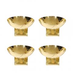 Paavo Tynell Set of Four Mid Century Modernist Polished Brass Sconces by Paavo Tynell - 4438800