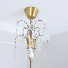 Paavo Tynell Sizeable Paavo Tynell Gunnel Nyman Chandelier Brass Art Glass Taito 1930s - 4737637