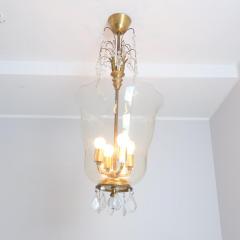 Paavo Tynell Sizeable Paavo Tynell Gunnel Nyman Chandelier Brass Art Glass Taito 1930s - 4737639