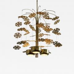 Paavo Tynell Snowflakes Chandelier by Paavo Tynell Lightolier - 4393199
