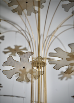 Paavo Tynell Snowflakes chandelier by Paavo Tynell - 4286389