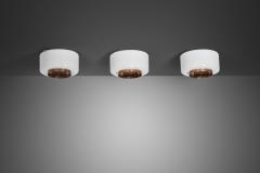 Paavo Tynell Three Model A2 7 Ceiling Lamps by Paavo Tynell for Idman Finland ca 1950s - 4556478