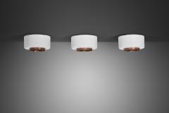 Paavo Tynell Three Model A2 7 Ceiling Lamps by Paavo Tynell for Idman Finland ca 1950s - 4556482