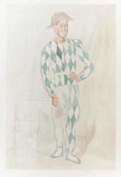 Pablo Picasso Arlequin en Pied 17 C  - 2881491