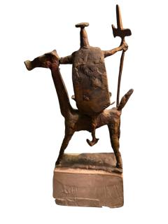 Pablo Picasso BRUTALIST BRONZE DON QUIXOTE AND HORSE ATTRIBUTTED TO PABLO PICASSO - 4442698