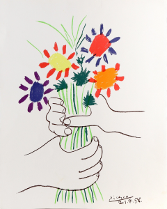 Pablo Picasso Bouquet of Peace Flowers - 2881340