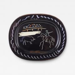 Pablo Picasso Corrida sur fond noir A R 198  - 3940045