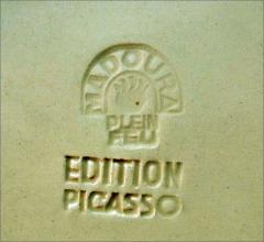 Pablo Picasso Corrida sur fond noir A R 198  - 4358839