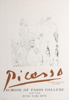 Pablo Picasso Etchings from the 347 Series School of Paris Gallery - 2888715