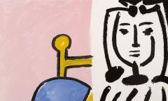 Pablo Picasso Femme Assise a la Robe Bleue - 2879140