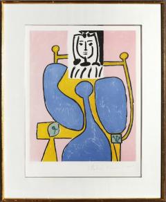 Pablo Picasso Femme Assise a la Robe Bleue - 2879142
