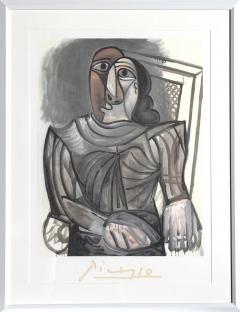 Pablo Picasso Femme Assise a la Robe Grise - 2905657
