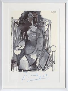 Pablo Picasso Femme Assise dans un Fauteuil Tresse - 2891539