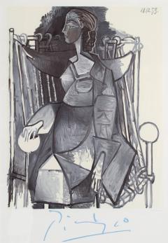 Pablo Picasso Femme Assise dans un Fauteuil Tresse - 2891878