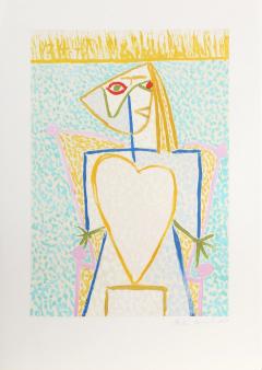 Pablo Picasso Femme au Buste en Coeur - 2883852