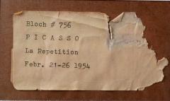 Pablo Picasso La R p tition B 756 M 252  - 4422547