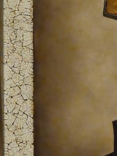 Pablo Picasso Large 1970s Italian Eggshell Lacquer Relief Panel After Picasso Sylvette 1954  - 4686828