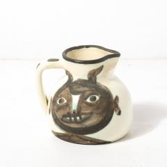 Pablo Picasso Madoura Pottery Glazed Earthenware T tes Pitcher signed Pablo Picasso - 4622618