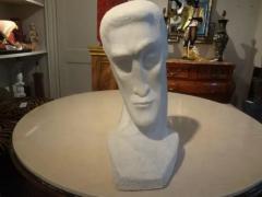 Pablo Picasso Mid Century Modern Carrara Marble Bust - 3649573