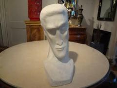 Pablo Picasso Mid Century Modern Carrara Marble Bust - 3649586