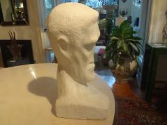 Pablo Picasso Mid Century Modern Carrara Marble Bust - 3649661