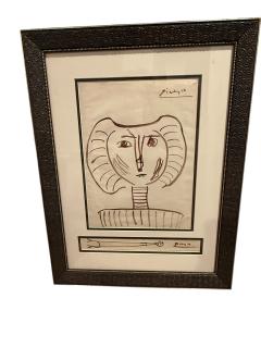 Pablo Picasso PICASSO LITHOGRAPH PICASSO AND THE HUMAN COMEDY - 4570871