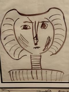 Pablo Picasso PICASSO LITHOGRAPH PICASSO AND THE HUMAN COMEDY - 4570878