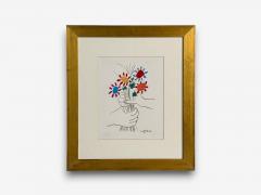 Pablo Picasso Pablo Picasso Modern Framed Lithograph Paper Gilt Frame 1958 - 4587432