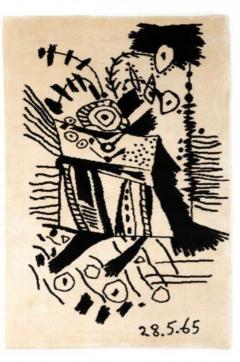 Pablo Picasso Sans Titre Modern Tapestry Rug - 4501782