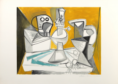 Pablo Picasso Tete de Morte Lampe Cruches et Poireaux - 2883836