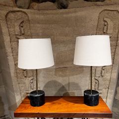Pablo Romo Contemporary Modern Polished Black Marble Table Lamps Pablo Romo design - 3294804