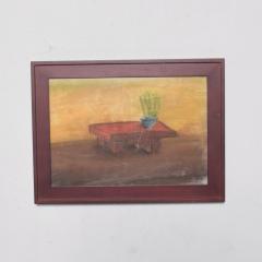 Pablo Romo Pastel Paper Drawing Table Still Life by P Romo - 1319810