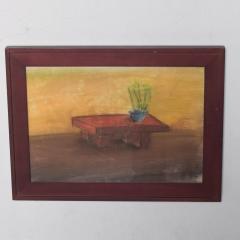 Pablo Romo Pastel Paper Drawing Table Still Life by P Romo - 1319812