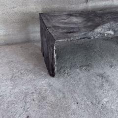 Pablo Romo Primitive Rustic Bench Spanish Mesquite Wood and Rock Stone - 3591680