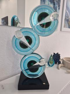 Pac Man Murano Glass Sculpture by Alberto Dona - 4620880