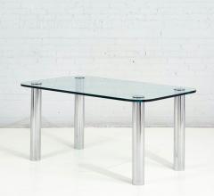 Pace Collection Chrome ad Glass Dining Table 1970 - 2419009