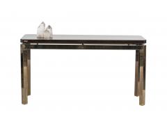 Paco Rabanne French Post War Brass and Quartz Console Table - 1438708