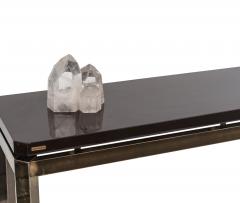 Paco Rabanne French Post War Brass and Quartz Console Table - 1438713