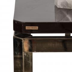 Paco Rabanne French Post War Brass and Quartz Console Table - 1438715