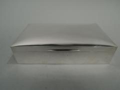 Padgett Braham Ltd London Large English Modern Sterling Silver Box 1963 - 3757803