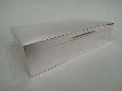 Padgett Braham Ltd London Large English Modern Sterling Silver Box 1963 - 3757804