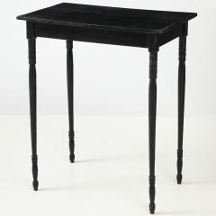 Painted Antique Side Table in Walnut and Maple American circa 1840 - 4047979