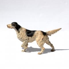 Painted Cast Iron Hunting Dog English circa 1900 - 4813622
