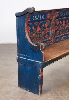 Painted Farmhouse Corner Bench - 4544005