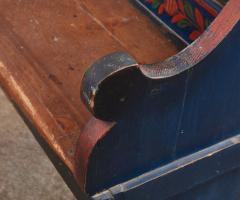 Painted Farmhouse Corner Bench - 4544008