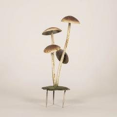 Painted French Tole Mushroom Decoration - 4180667
